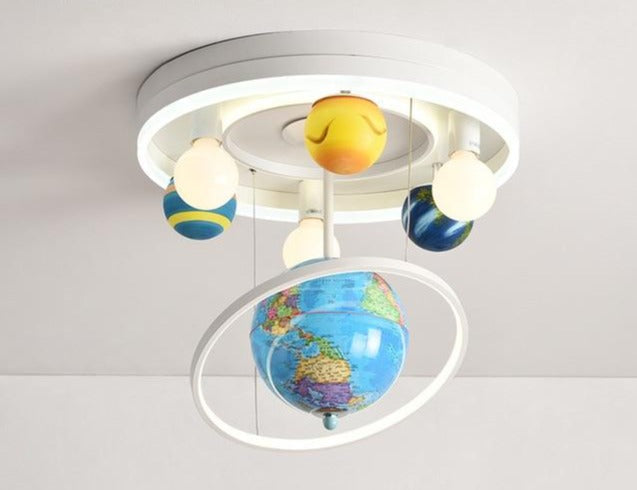 Einstein - Planet Chandelier