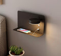 Rowan - LED Bedside Wall Lamp with USB Charger