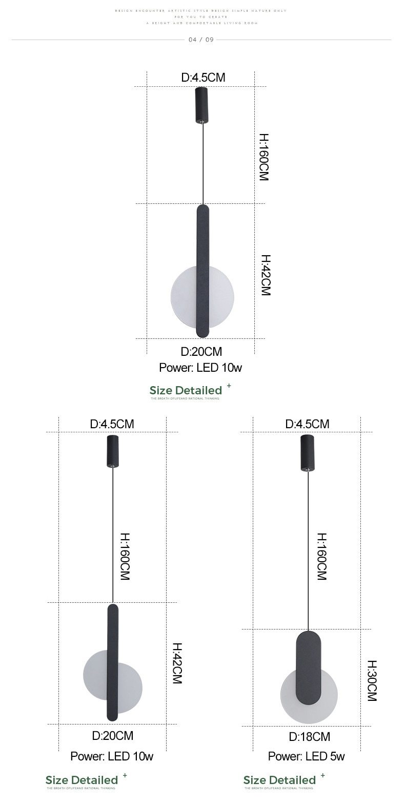Declan - Modern LED Pendant Lamp