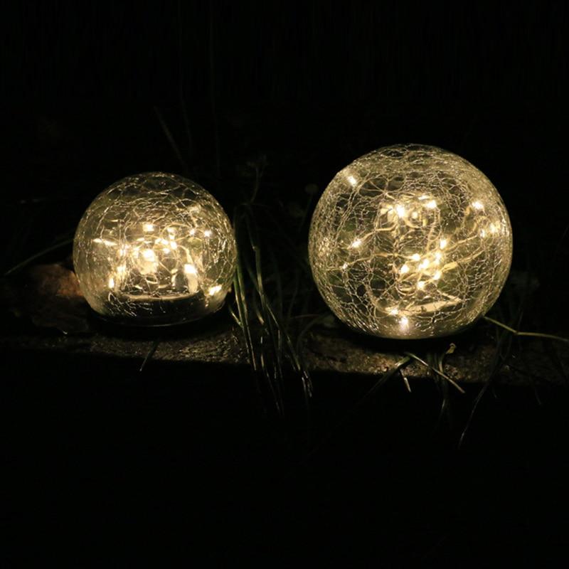 Broken Glass Ball Solar Garden Light