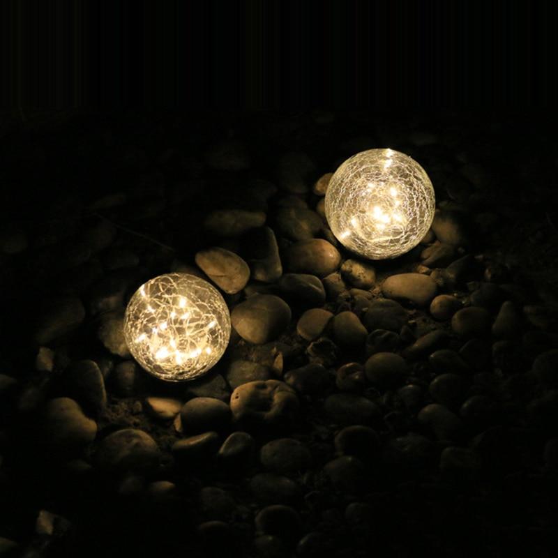 Broken Glass Ball Solar Garden Light