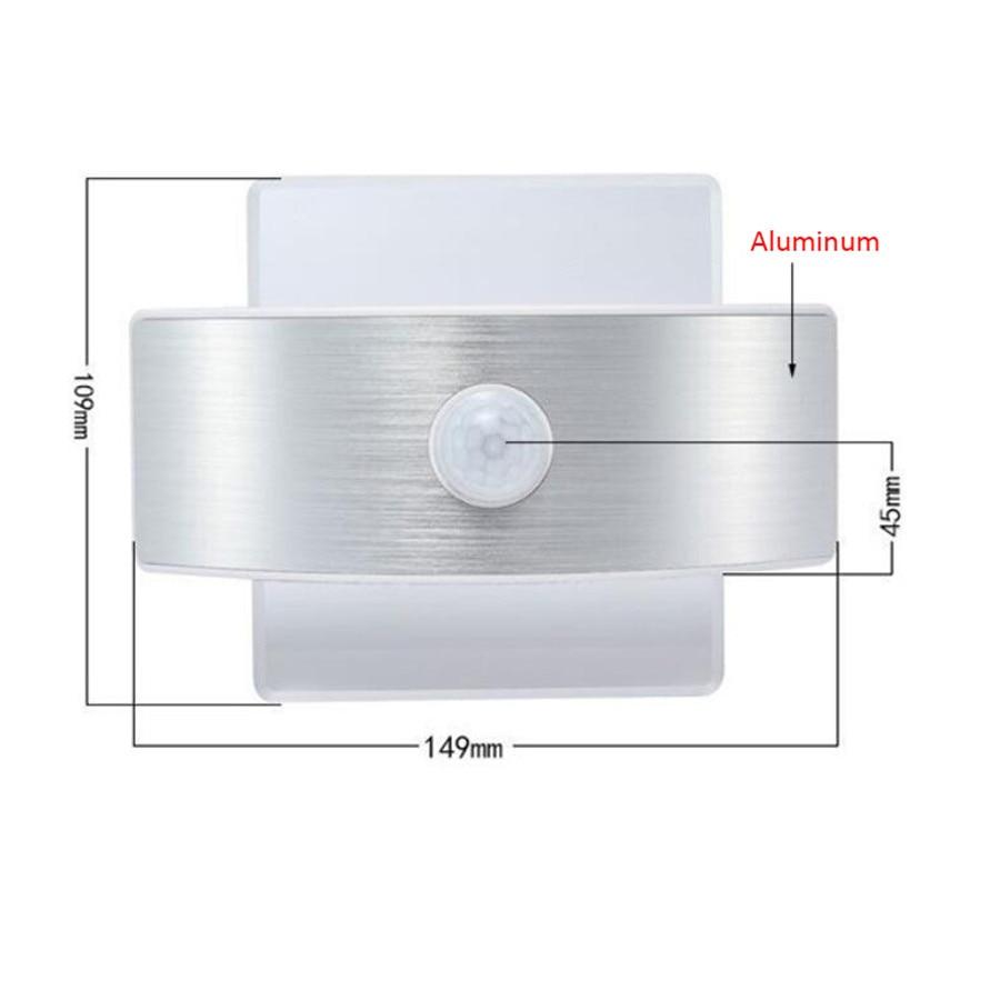 Zahara - Motion-Sensor Wall Lamp