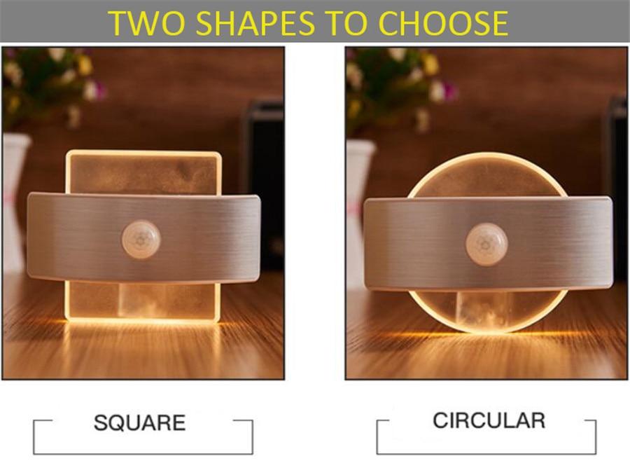 Zahara - Motion-Sensor Wall Lamp