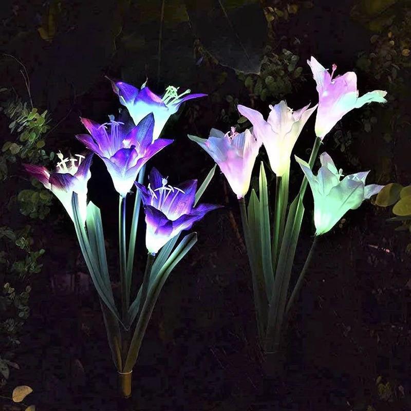 Artificial Lily LED Garden Lights