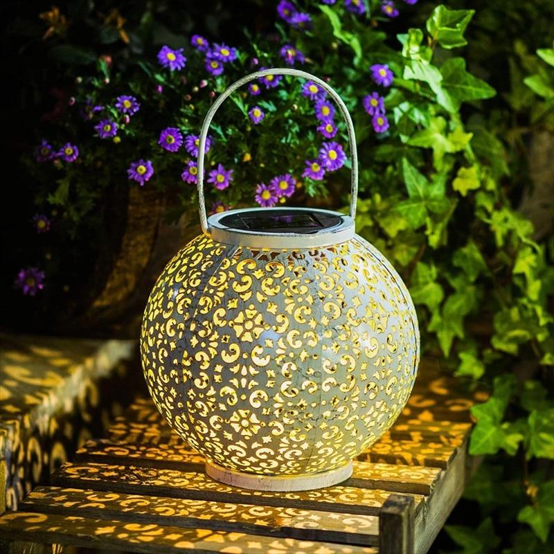Bode - Round Solar Hanging Shadow Lantern