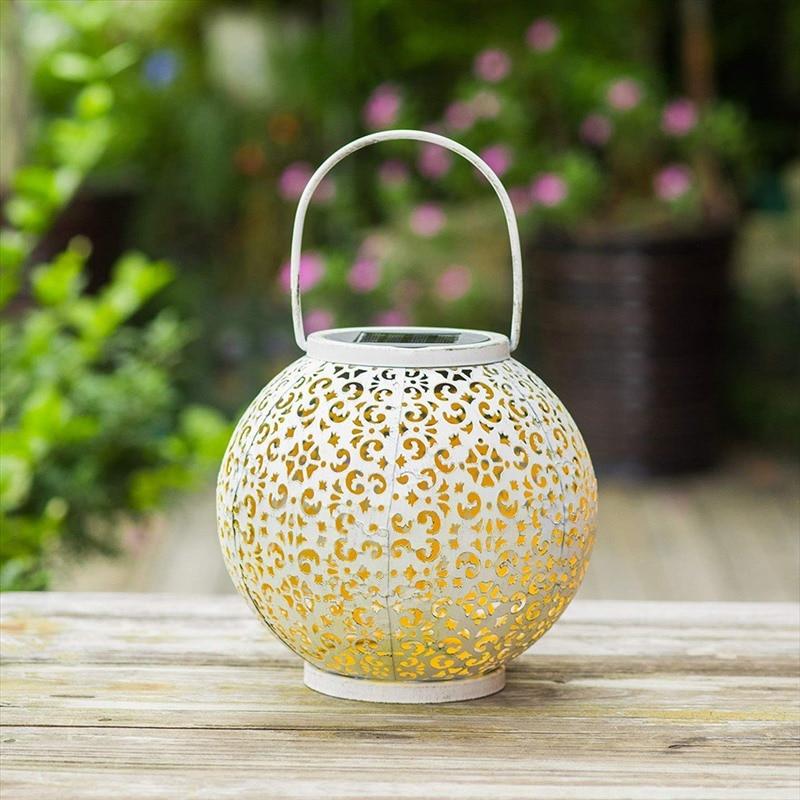 Bode - Round Solar Hanging Shadow Lantern