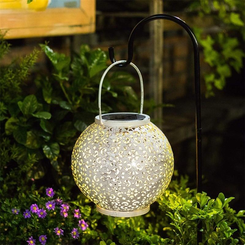 Bode - Round Solar Hanging Shadow Lantern