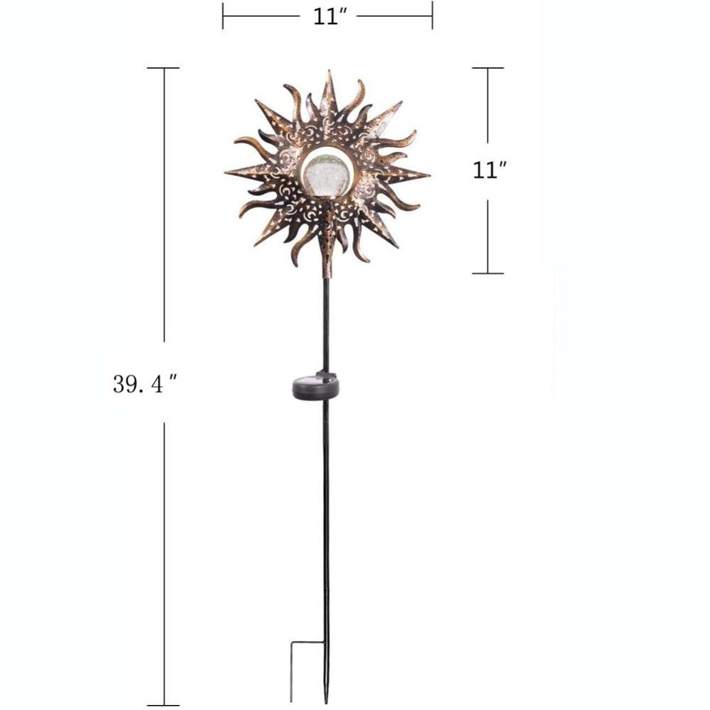 LED Artificial-Flame Garden Light