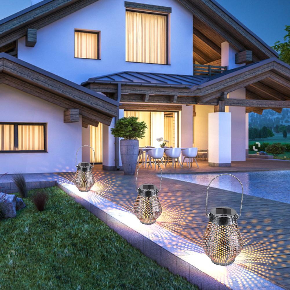 Zaid - Solar Outdoor Shadow Lantern