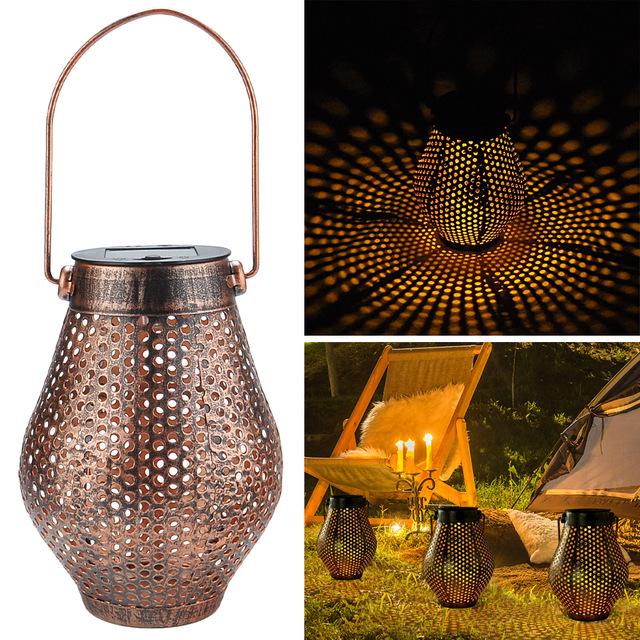 Zaid - Solar Outdoor Shadow Lantern