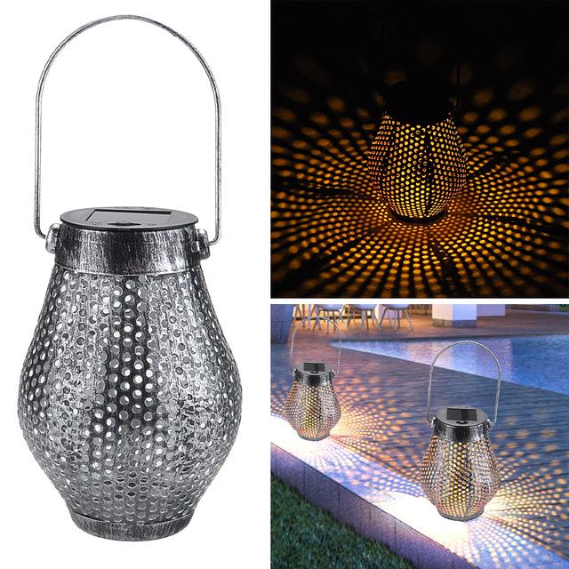 Zaid - Solar Outdoor Shadow Lantern