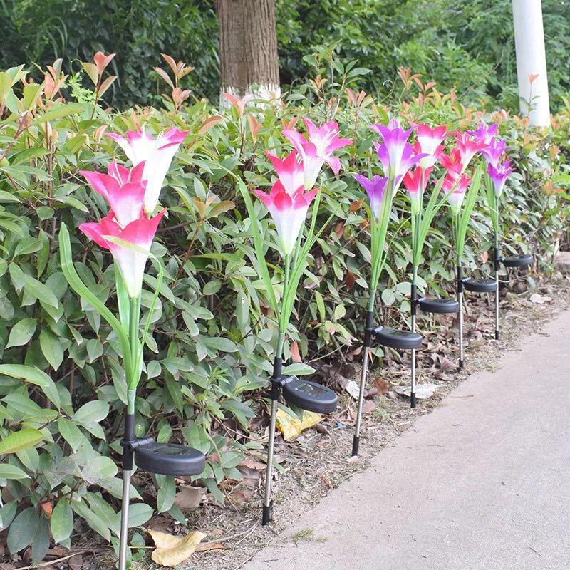 Artificial Lily LED Garden Lights