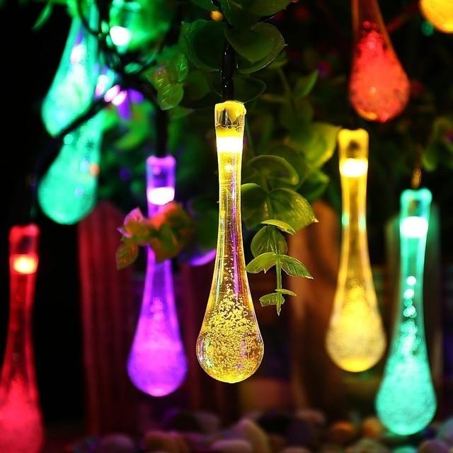 Solar Drop String Light