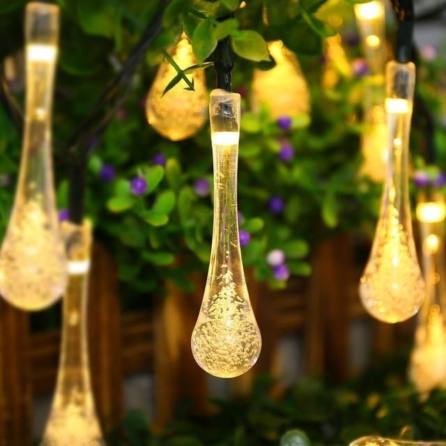 Solar Drop String Light