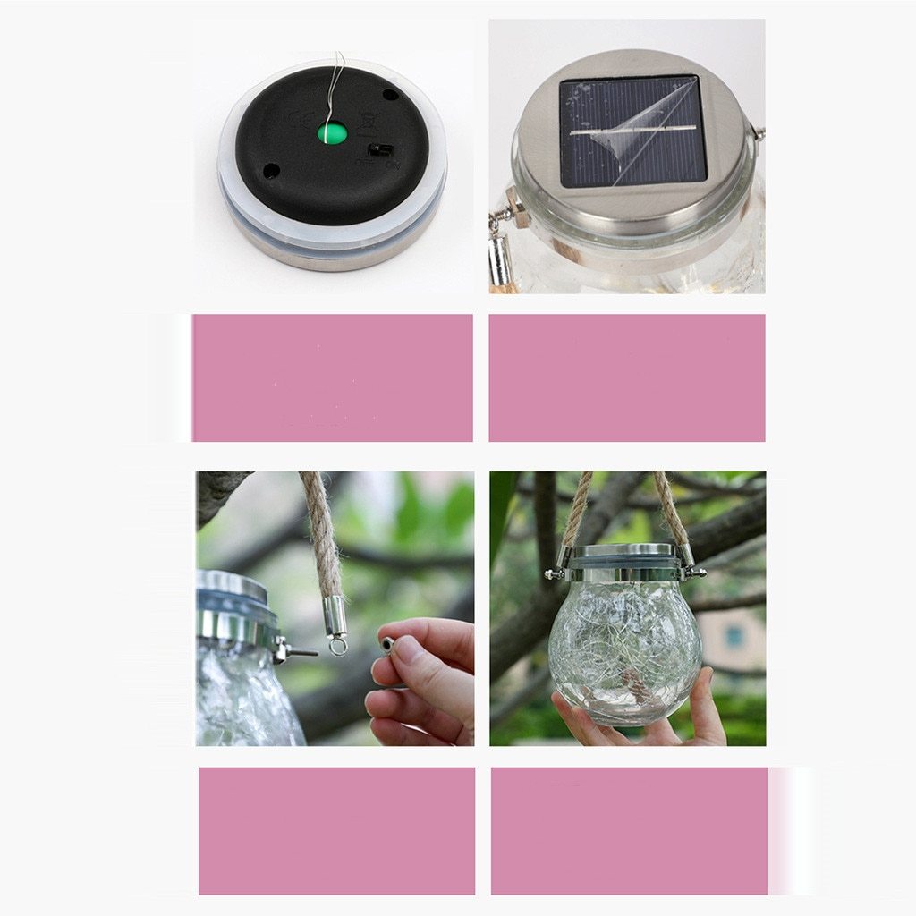 Modern Round Glass Vessel Garden Hanging Lamp