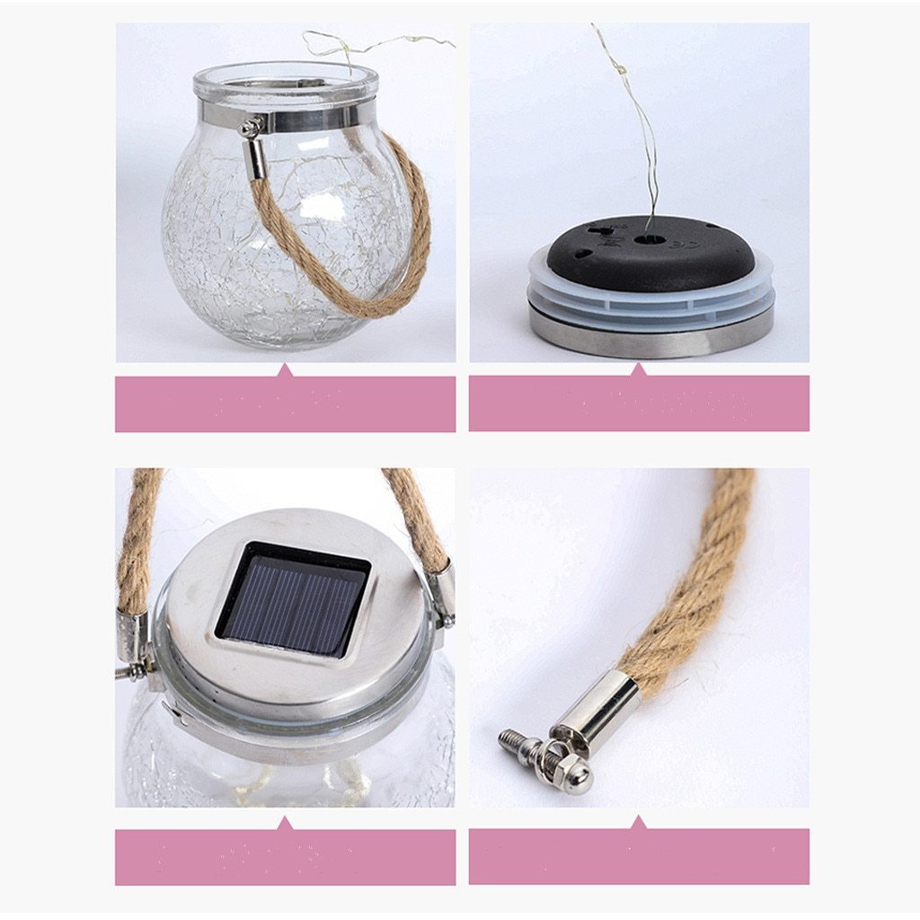 Modern Round Glass Vessel Garden Hanging Lamp