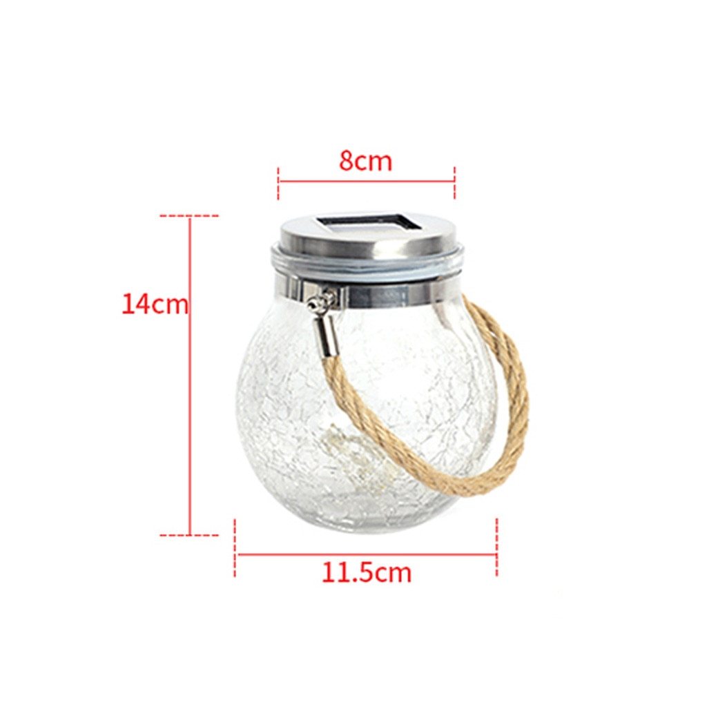 Modern Round Glass Vessel Garden Hanging Lamp