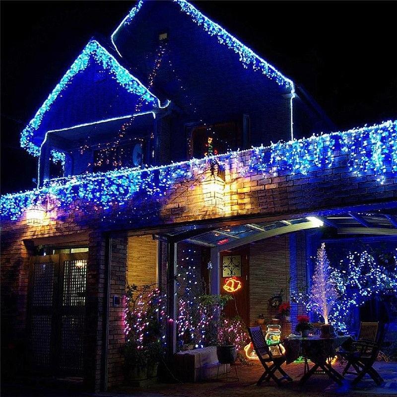 LED Outdoor Curtain String Lights