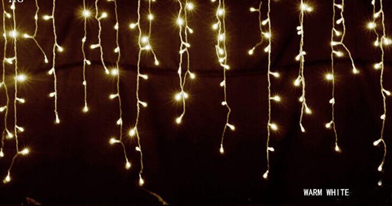 LED Outdoor Curtain String Lights