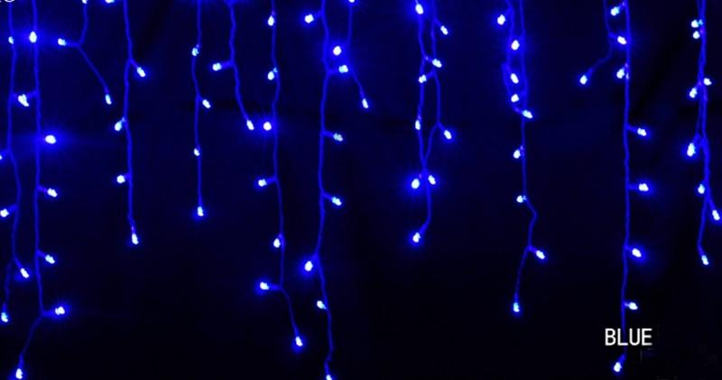 LED Outdoor Curtain String Lights