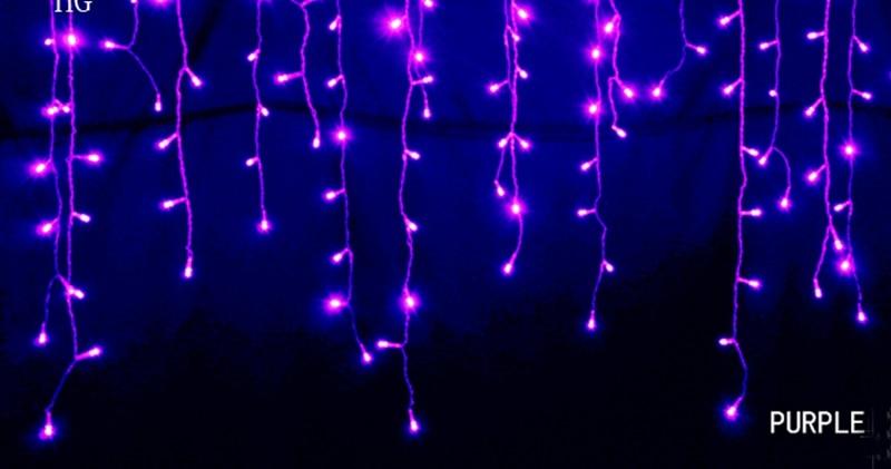 LED Outdoor Curtain String Lights