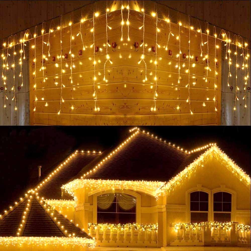 LED Outdoor Curtain String Lights