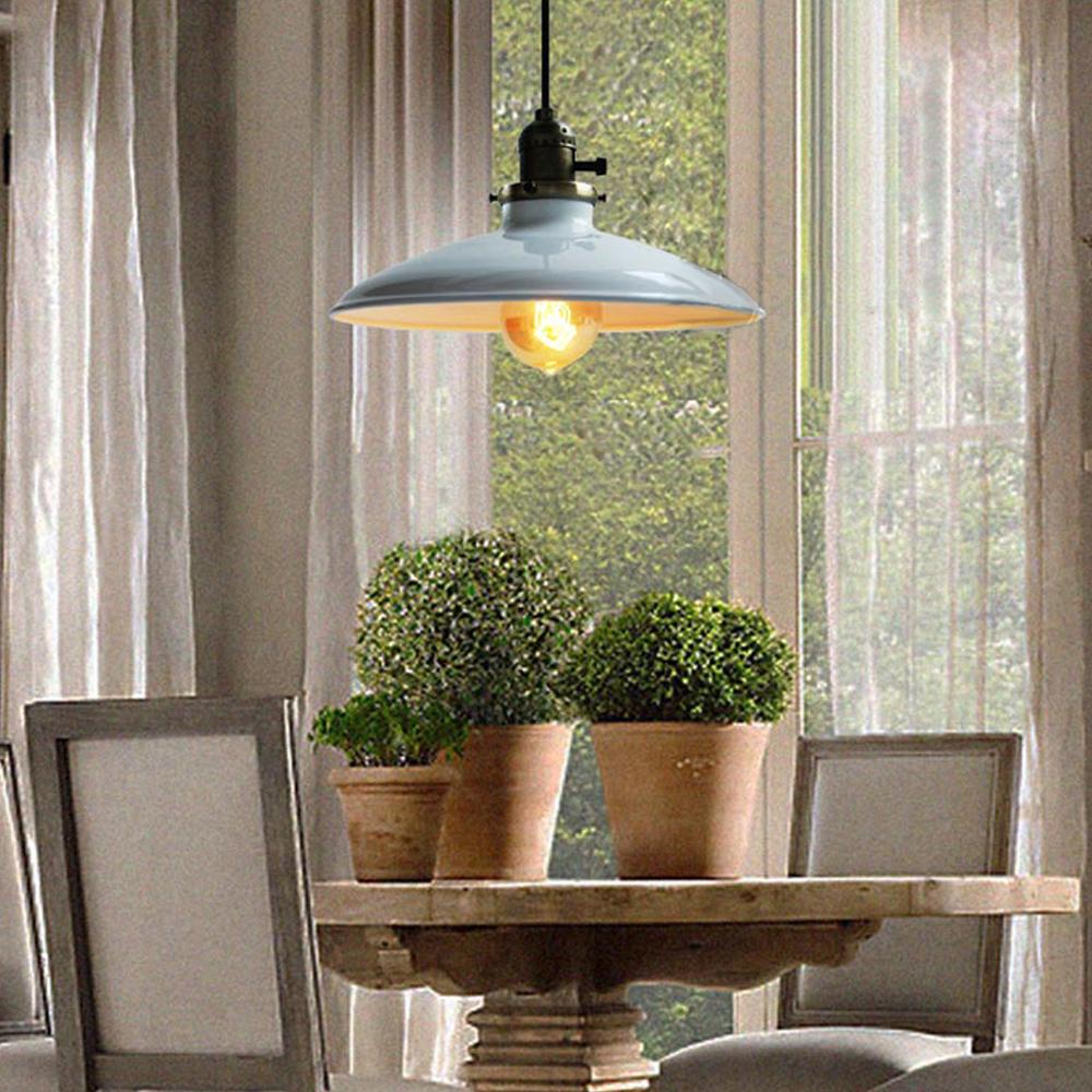 Zelus - Vintage Retro Metal-Shade Pendant Lamp