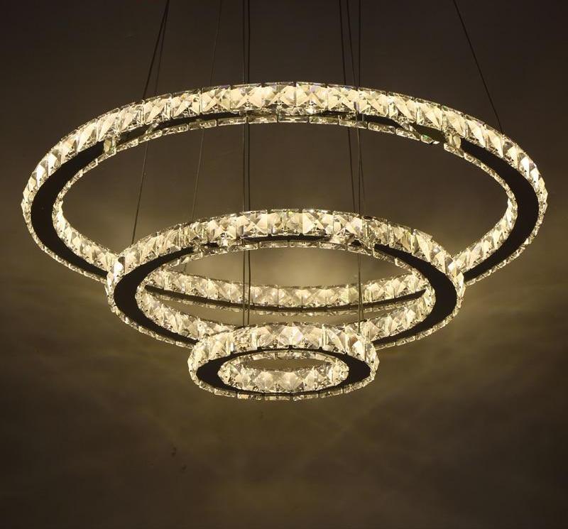 Round Crystal LED Chandelier