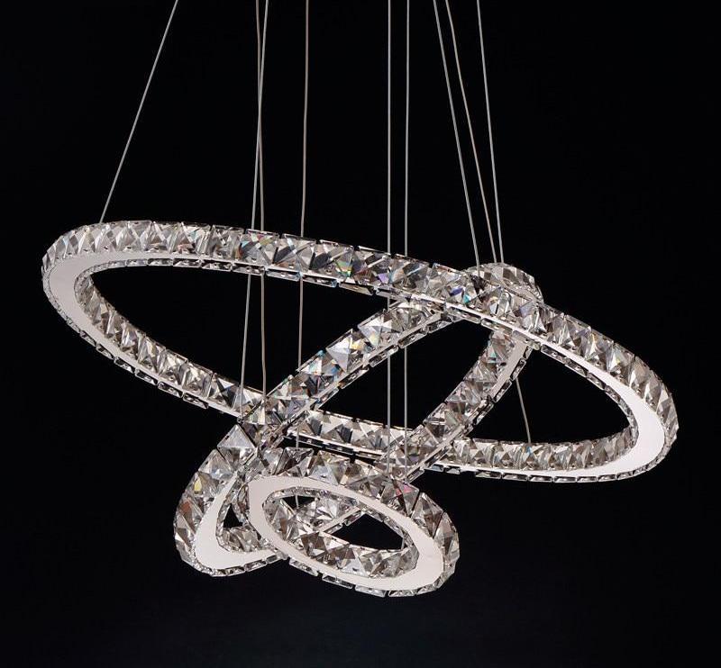 Round Crystal LED Chandelier