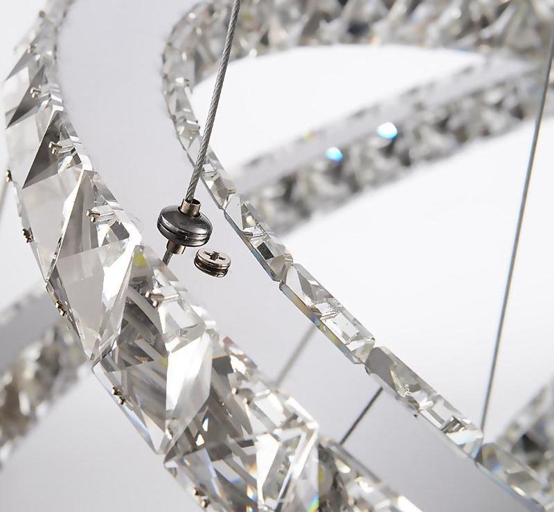 Round Crystal LED Chandelier
