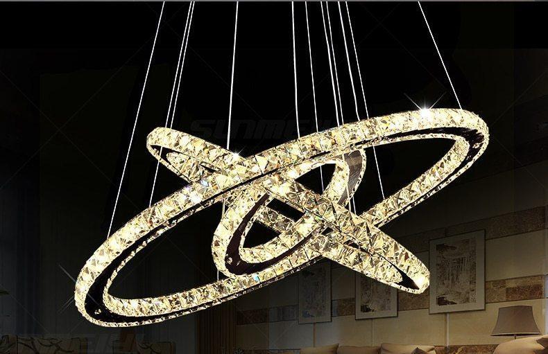 Round Crystal LED Chandelier
