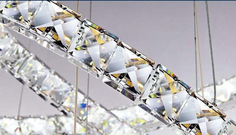 Round Crystal LED Chandelier