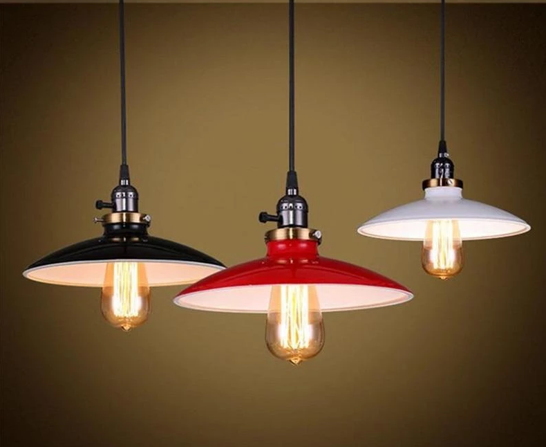 Zelus - Vintage Retro Metal-Shade Pendant Lamp