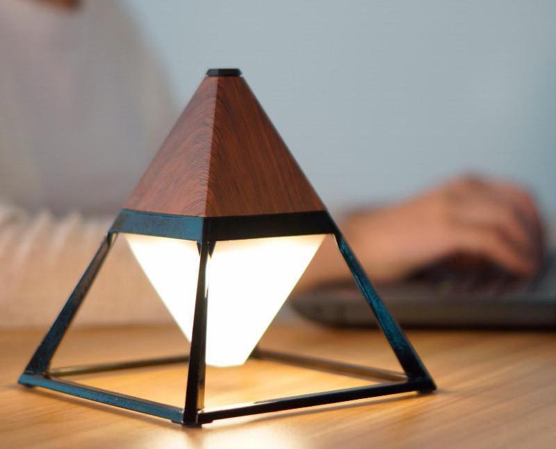 Pyramid Touch Diamond Lamp