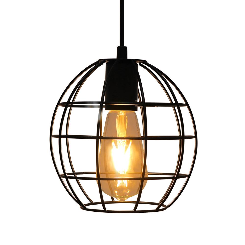 Spherical Cage Ceiling Lamp