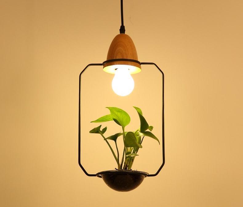 Zox - Modern Nordic Iron Planter Pendant Lamp