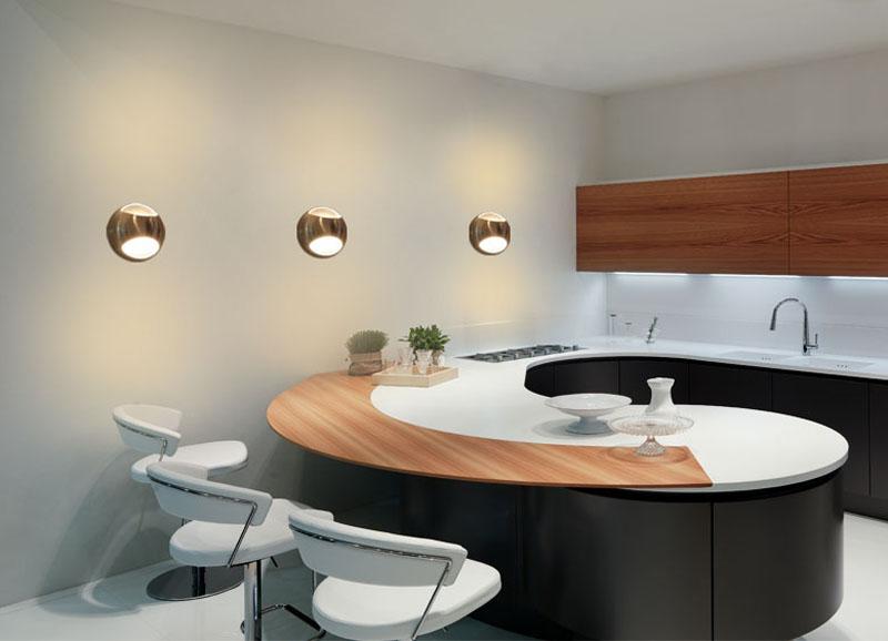 Acacia - Modern Nordic Light-Reflection Round Lamp