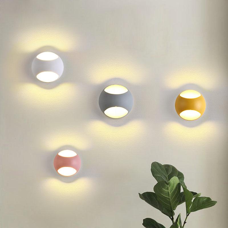 Acacia - Modern Nordic Light-Reflection Round Lamp