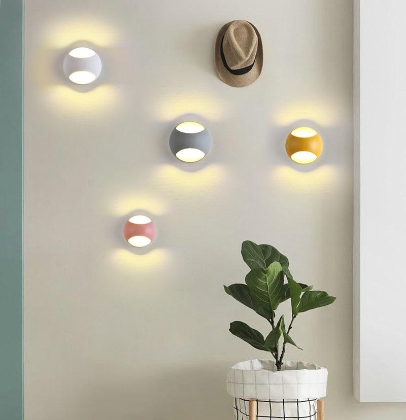 Acacia - Modern Nordic Light-Reflection Round Lamp