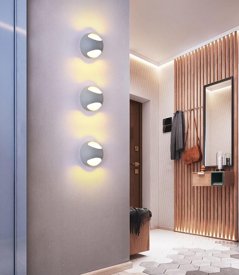 Acacia - Modern Nordic Light-Reflection Round Lamp
