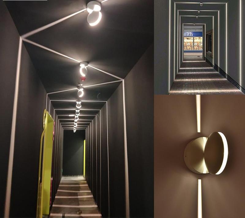 Round Wall-Mounted LED Lamp