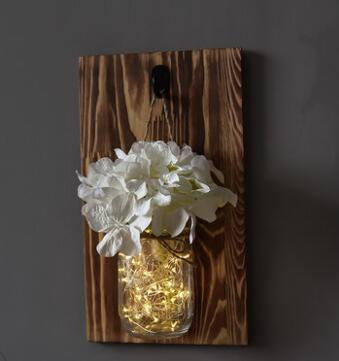 Jinx - Wall-Mounted String-Light Mason Jar