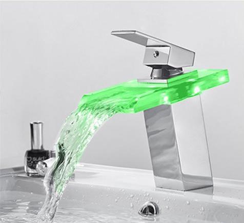 LED Temperature Color-Changing Faucet