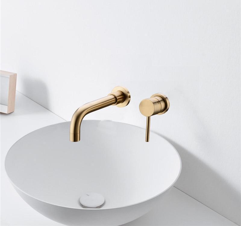 Modern Brass Wall Faucet