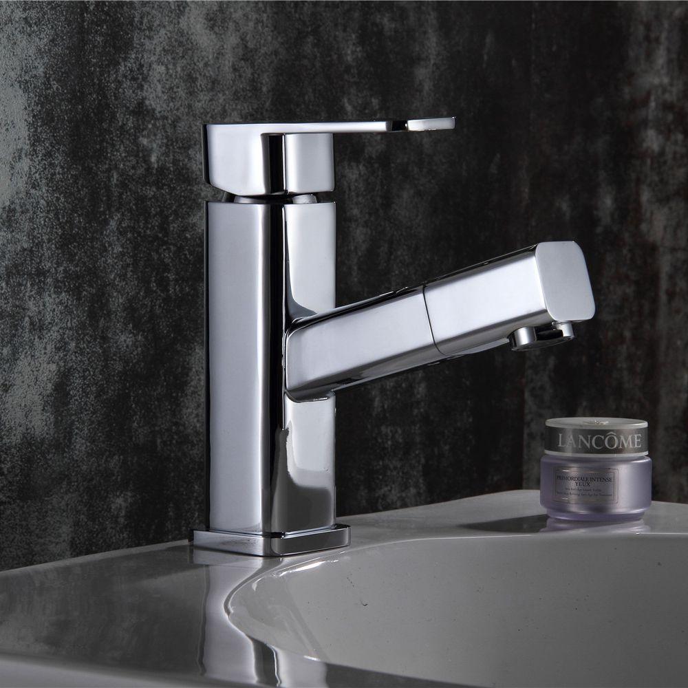 Square Gooseneck Pull-Out Faucet