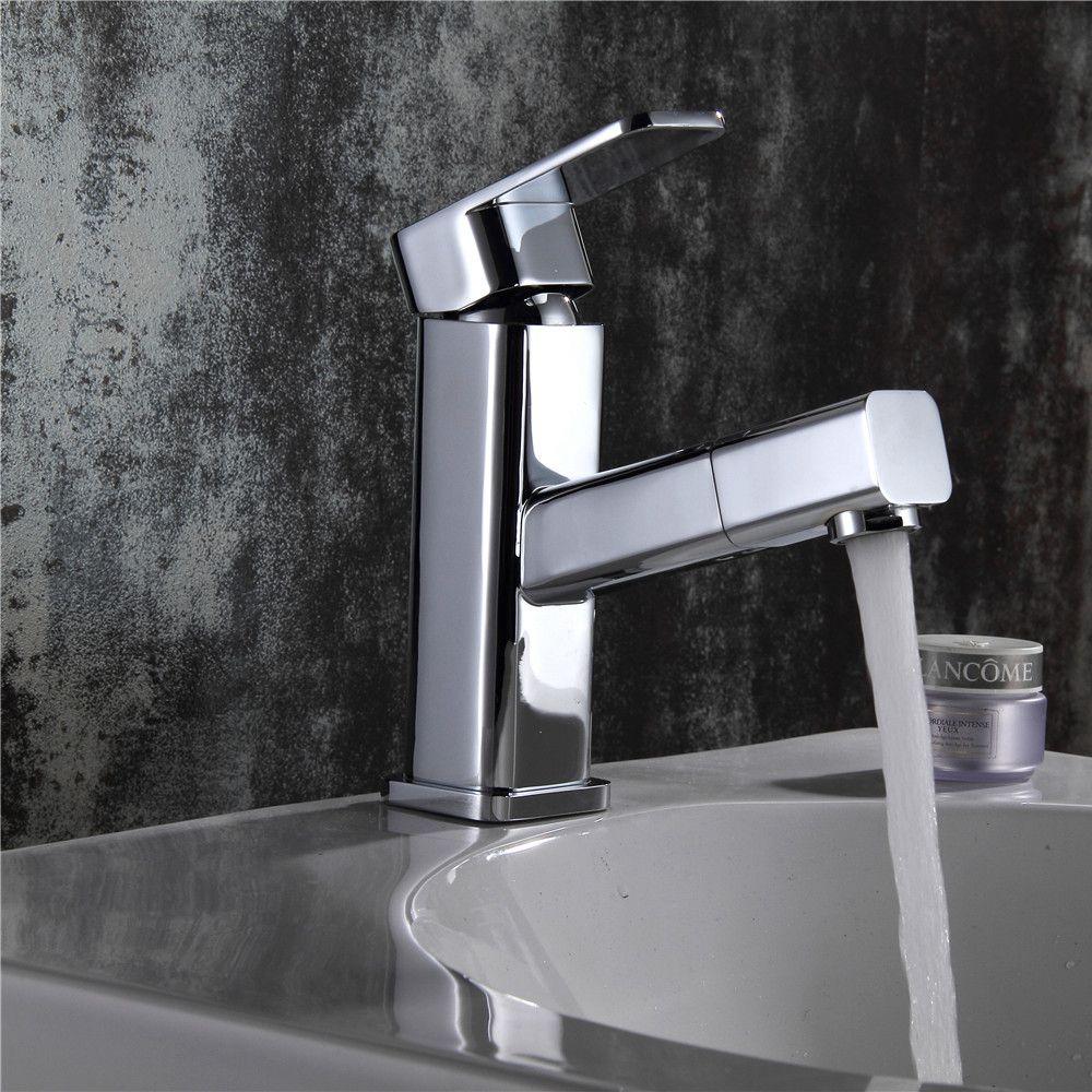 Square Gooseneck Pull-Out Faucet