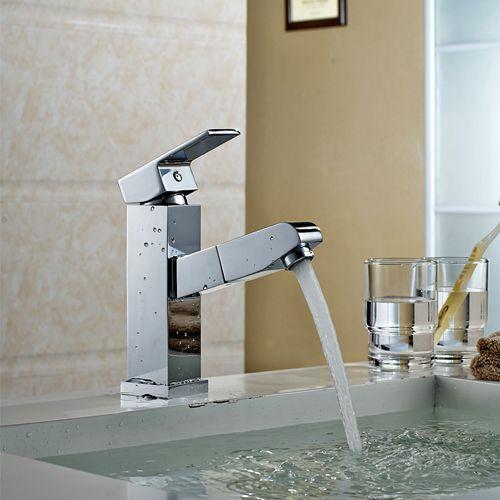 Square Gooseneck Pull-Out Faucet