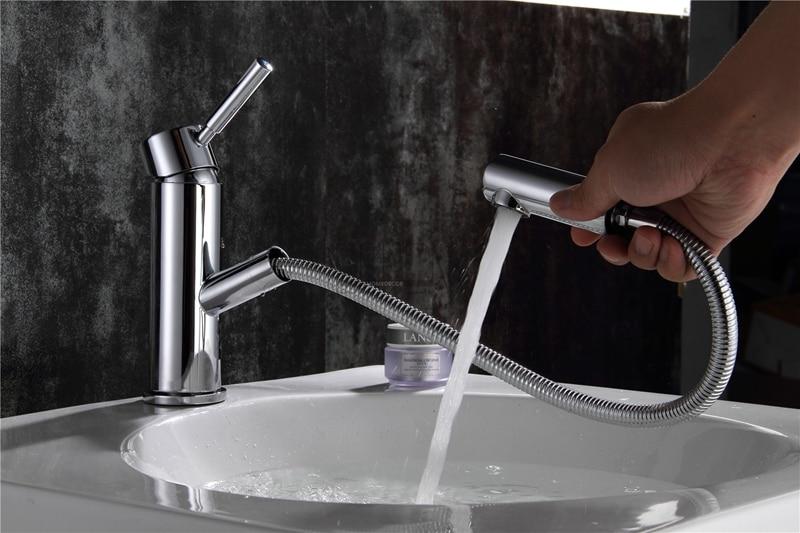 Square Gooseneck Pull-Out Faucet