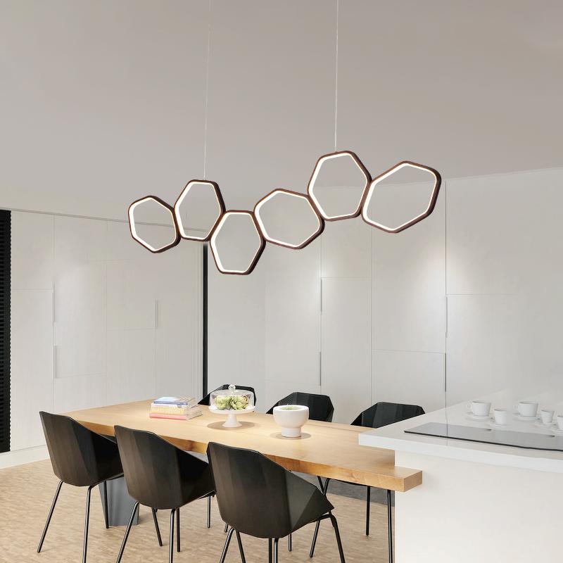 Jocasta - Art-Deco LED Geometric Chandelier
