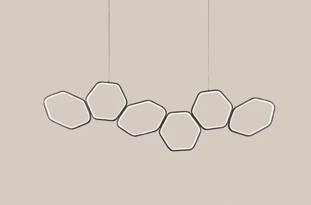 Jocasta - Art-Deco LED Geometric Chandelier